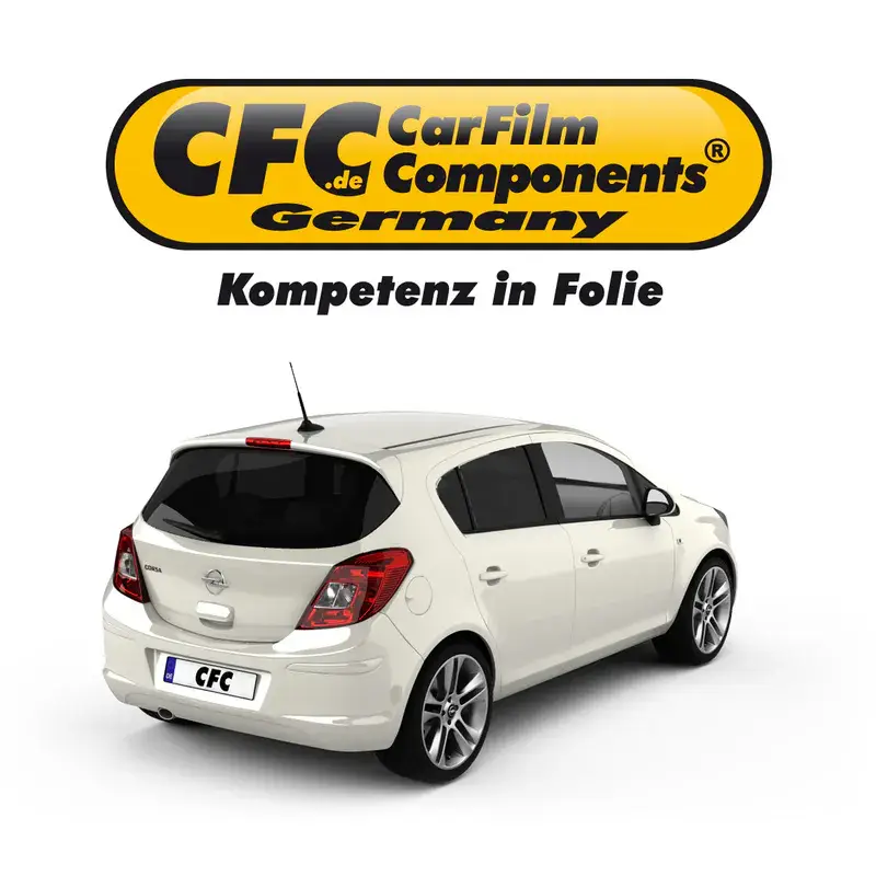 Versand Am Gleichen Tag CFC Tönungsfolie KFZ-spezifisch 3D vorgeformt für Opel Corsa B 5-türig ohne 3. Bremsleuchte 03/93-08/00