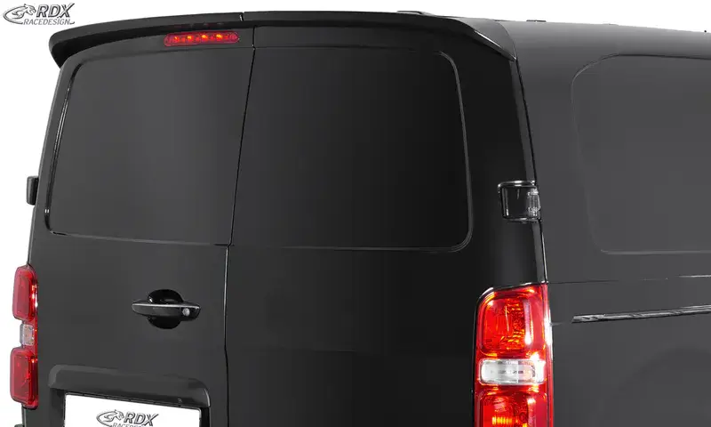 Beliebt RDX Dachspoiler für CITROEN Jumpy & SpaceTourer, FIAT Scudo & Ulyssee, OPEL Zafira & Vivaro, PEUGEOT Expert & Traveller, TOYOTA ProAce & ProAce Verso (V) Flügeltürer Heckspoiler Spoiler