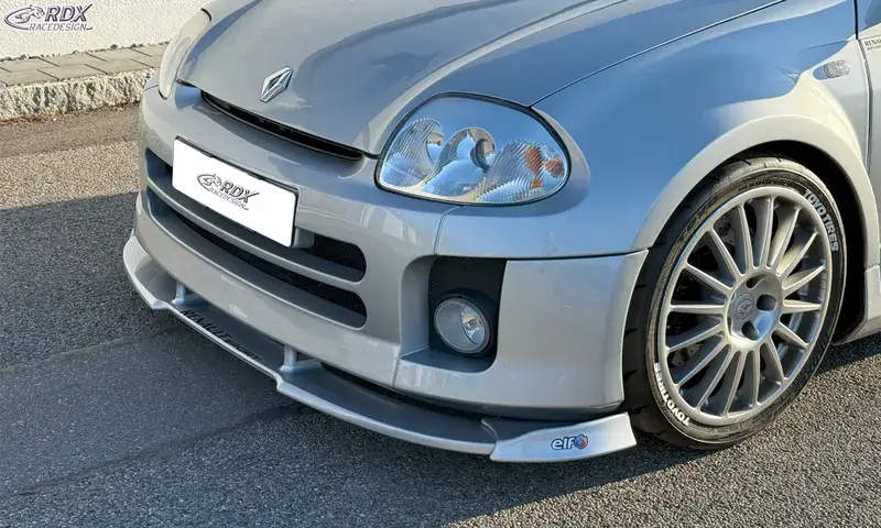 Finale Aktion RDX Frontspoiler VARIO-X für RENAULT Clio 2 V6 Frontlippe Front Ansatz Vorne Spoilerlippe