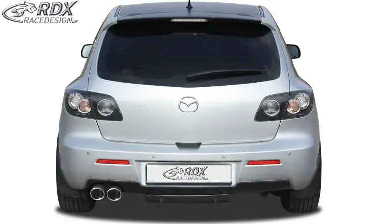 Garantierte Lieferung RDX Heckdiffusor U-Diff für MAZDA 3 2006-2009 Diffusor Heck Ansatz