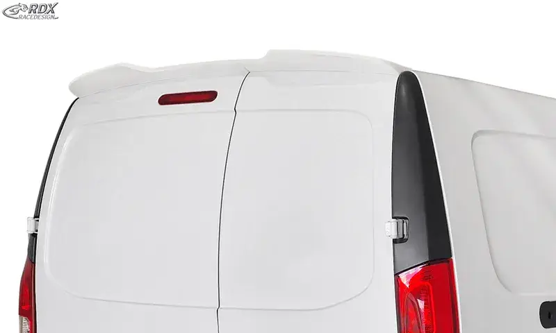 Zertifiziert RDX Dachspoiler für MERCEDES Citan (X / 2012+) & NISSAN NV250 (W / 2019+) & RENAULT Kangoo (W / 2013+) für Flügeltürer Heckspoiler Spoiler