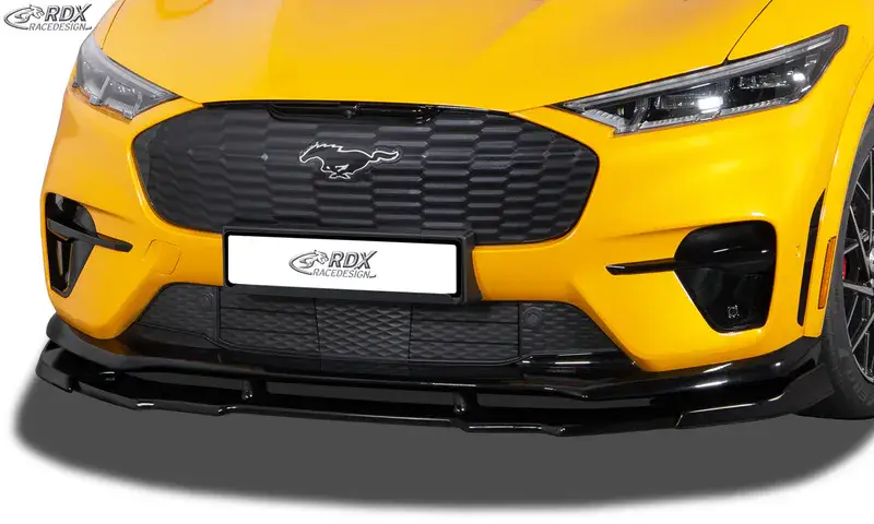 Billig RDX Frontspoiler VARIO-X für FORD MACH-E GT (LSK / LSBK / 2021+) Frontlippe Front Ansatz Vorne Spoilerlippe