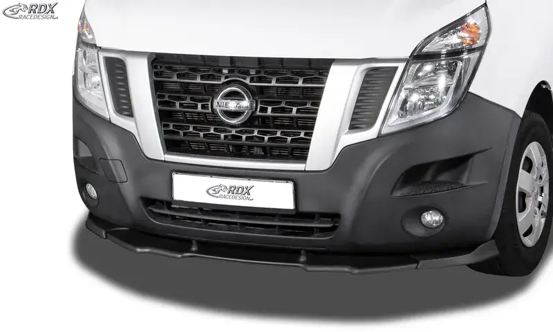Zertifiziert RDX Frontspoiler VARIO-X für NISSAN NV400 (2010+) & Interstar (2021+) Frontlippe Front Ansatz Vorne Spoilerlippe