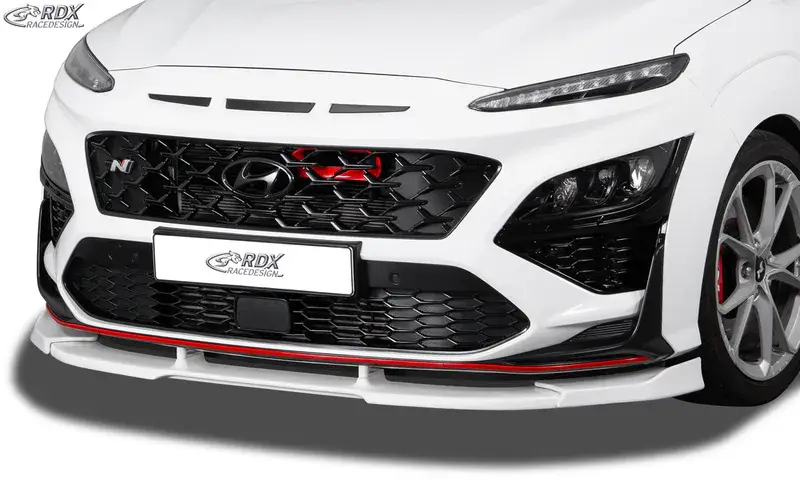 Günstig RDX Frontspoiler VARIO-X für HYUNDAI KONA (2020-2023) N / N-Line Frontlippe Front Ansatz Vorne Spoilerlippe