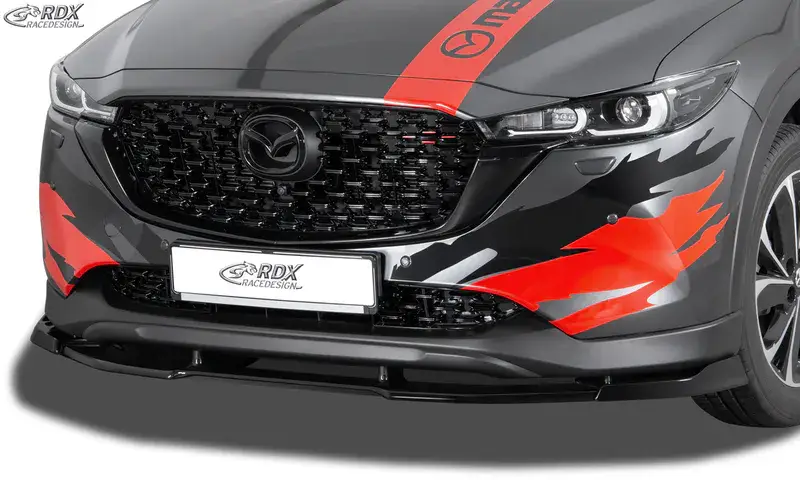 Aktuell RDX Frontspoiler VARIO-X für MAZDA CX-5 (KF / 2021-2025) Frontlippe Front Ansatz Vorne Spoilerlippe