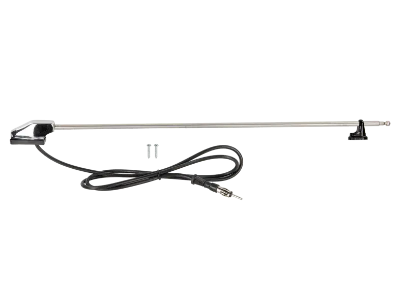 ACV Holmantenne AM/FM universal DIN chrom 118cm lose Versand Am Gleichen Tag