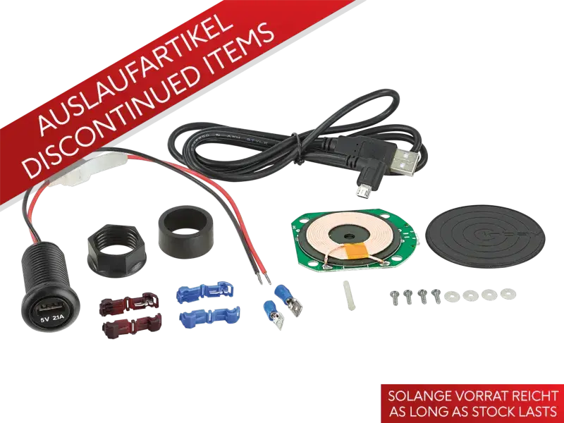 ACV INBAY® Kit 1 Spule 5V MicroUSB/USB/12V USB Buchse 5W Echt