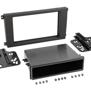 ACV 2-DIN Radioblende mit Fach Porsche Cayenne 2002-2010 Neuheit