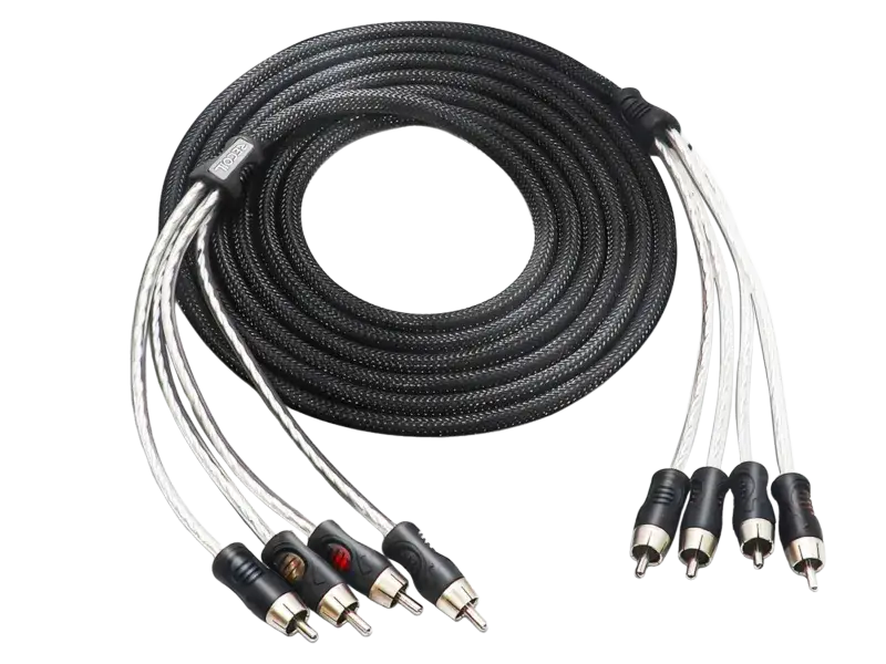 Wochenendangebot ACV Recoil Premium OFC Cinch Kabel 4 Kanal 600cm