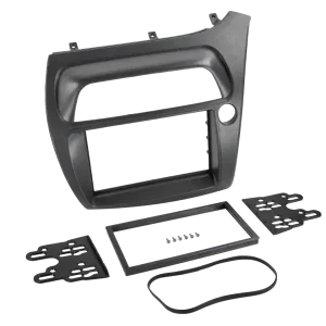 ACV 2-DIN Radioblende Honda Civic 09/2005-12/2011 schwarz RHD Schneller Versand