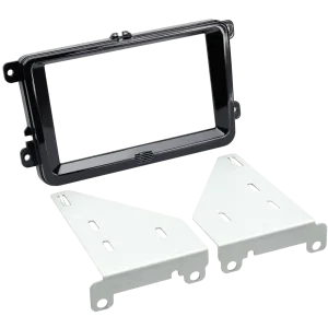 ACV 2-DIN Radioblende Seat/Skoda/VW Klavierlack schwarz Nur Für Kurze Zeit