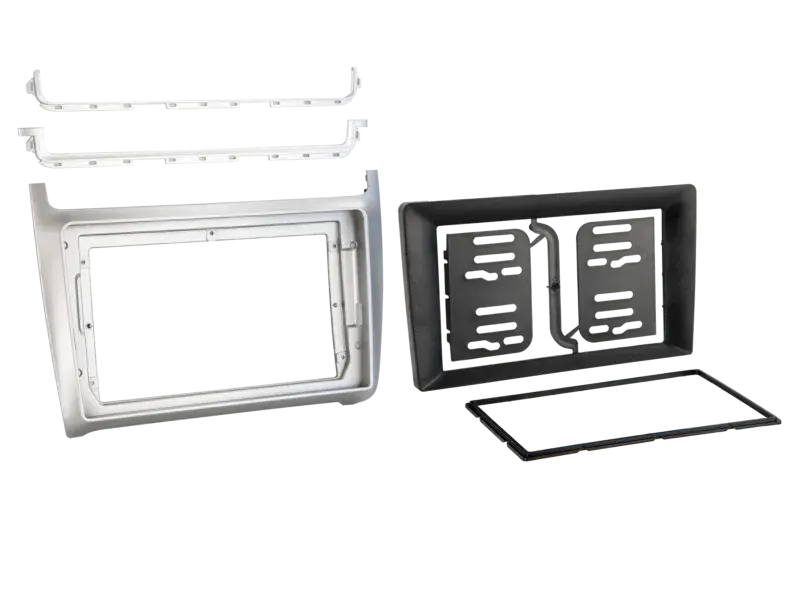 ACV 2-DIN Radioblende VW Polo 04/2014-07/2017 silber Billig