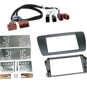 ACV 2-DIN Radioblende Seat Ibiza(6J) galway grau/Kabelsatz Knallerangebot