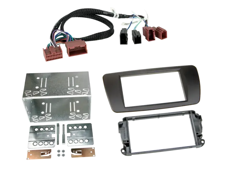 ACV 2-DIN Radioblende Seat Ibiza(6J) nit schwarz/Kabelsatz Abverkauf