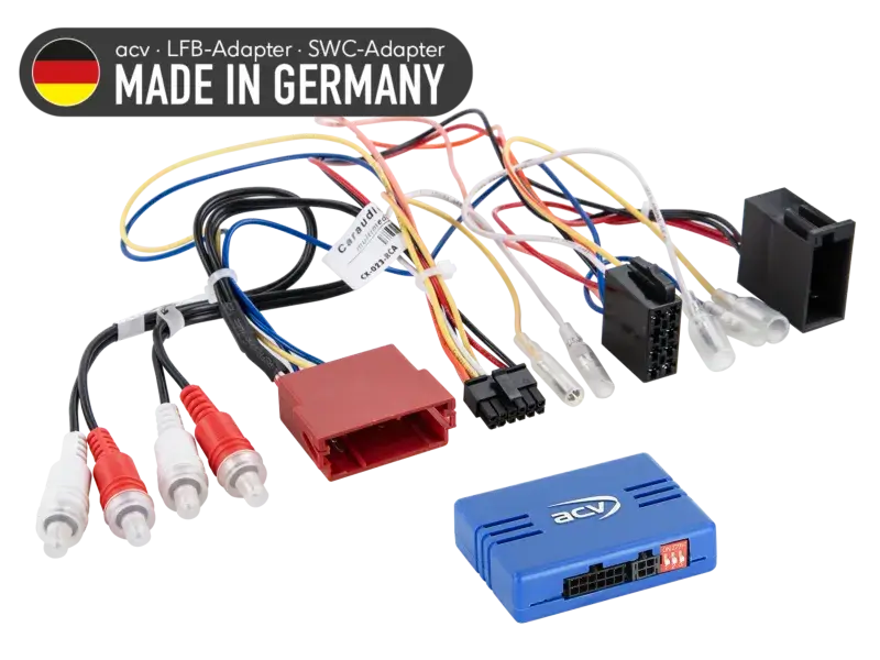 ACV LFB Audi A2/A3/A4/A6/TT ISO/Mini ISO Amp >Cinch Nur Heute