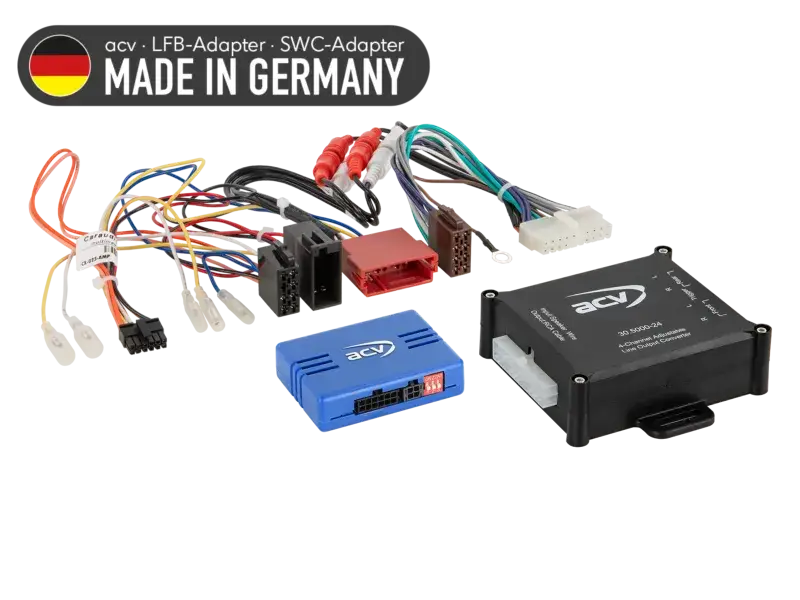 ACV LFB Audi A2/A3/A4/A6/TT ISO/Mini ISO 4 Kanal Amp >Pro Abverkauf