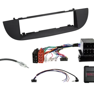 ACV 1-DIN Kit Fiat 500(ZAF 312) schwarz 2007-2015 LFB/Antenne Preiswert