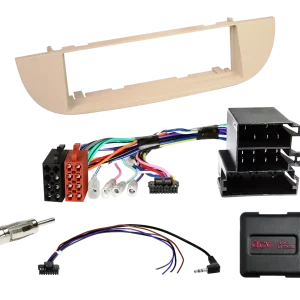ACV 1-DIN Kit Fiat 500(ZAF 312) beige 2007-2015 LFB/Antenne Super-Preis