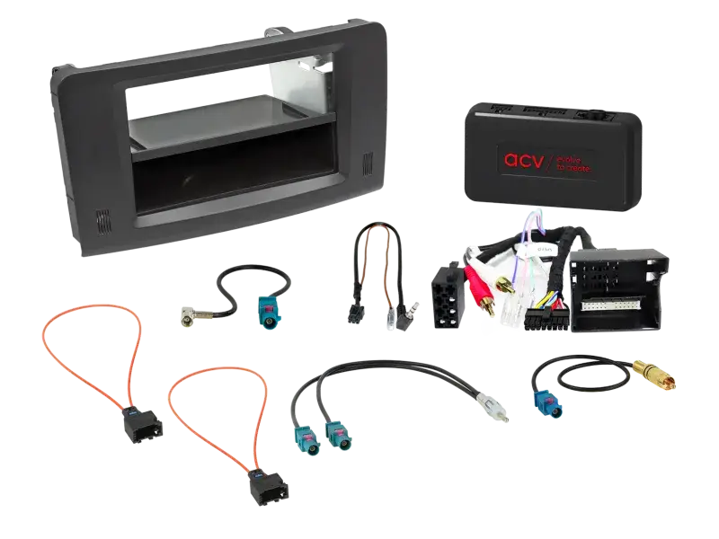 ACV 2-DIN Kit mit Fach Mercedes M-Klasse/GL-Klasse LFB/Amp Finale Aktion