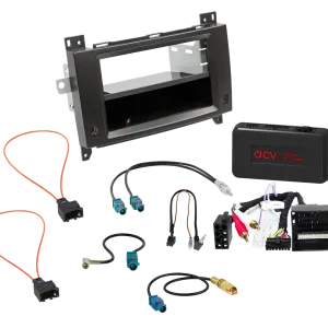 ACV 2-DIN Kit mit Fach Mercedes Vito/Viano 42x LFB/Antenne/Amp Geprüft