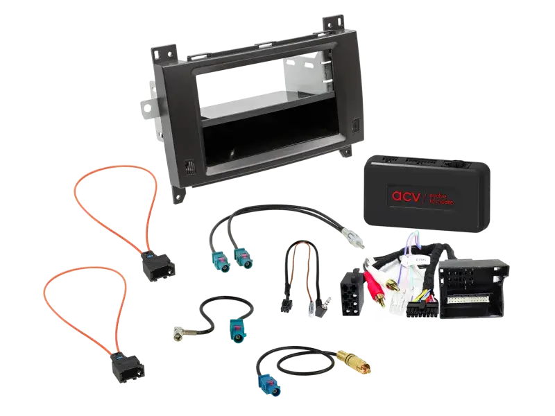 ACV 2-DIN Kit mit Fach Mercedes Vito/Viano 42x LFB/Antenne/Amp Geprüft