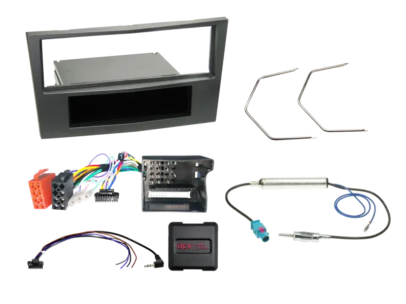 Abverkauf ACV 1-DIN Kit mit Fach Opel charcoal LFB CAN Bus/Antenne