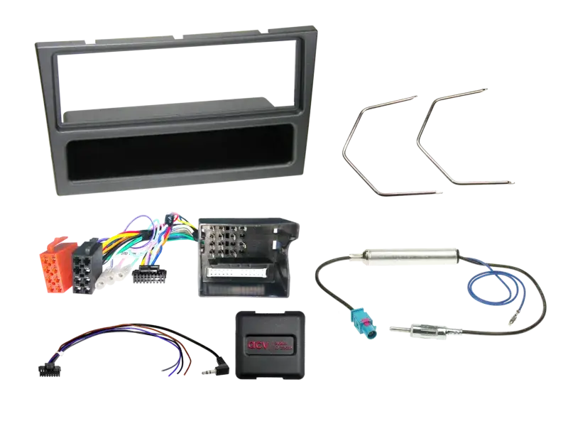 ACV 1-DIN Kit mit Fach Opel charcoal LFB CAN Bus/Antenne Preisknaller