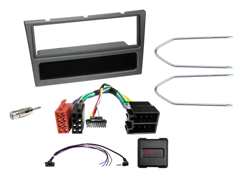 ACV 1-DIN Kit mit Fach Opel charcoal LFB analog/Antenne Finale Aktion