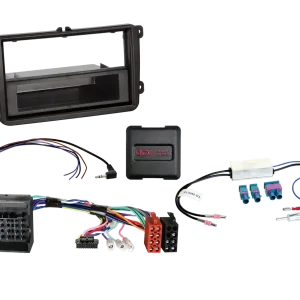 ACV 2-ISO Kit mit Fach Seat/Skoda/VW Fahrzeuge LFB/Antenne DIN Preis Gesenkt