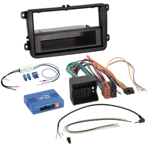ACV 2-ISO Kit mit Fach Seat/Skoda/VW Fahrzeuge LFB/Antenne DIN Kracherpreis