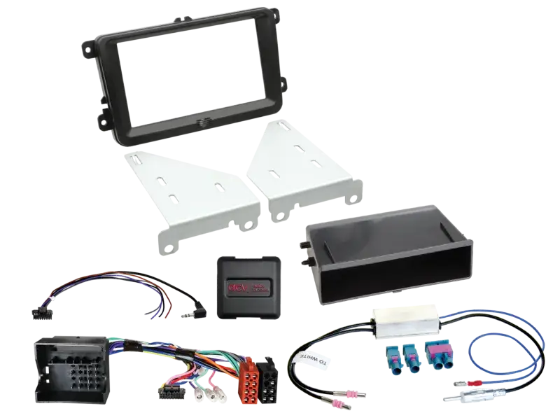 ACV 2-DIN Kit mit Fach Seat/Skoda/VW Fahrzeuge LFB/Antenne Mega-Angebot