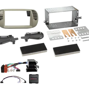 ACV 2-DIN Kit Fiat 500 10/2007-07/2015 LFB Perlgrau Neue Kollektion