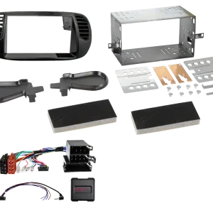 ACV 2-DIN Kit Fiat 500 10/2007-07/2015 LFB schwarz matt Mega-Angebot