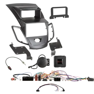 ACV 2-DIN Kit Ford Fiesta(JA8) mit Display schwarz LFB/Antenne Highlight