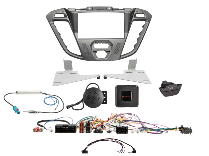 Super-Preis ACV 2-DIN Kit Ford Custom 2012-2016 Euro5 Phönixsilber Schalter