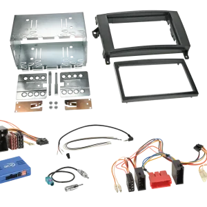 ACV 2-DIN Kit Mercedes Fahrzeuge ISO/Mini ISO Quadlock LFB Neu