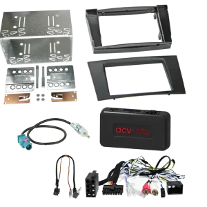 ACV 2-DIN Kit Mercedes CLS(C219)/E-Klasse(W211) LFB/Antenne/Amp Solange Der Vorrat Reicht