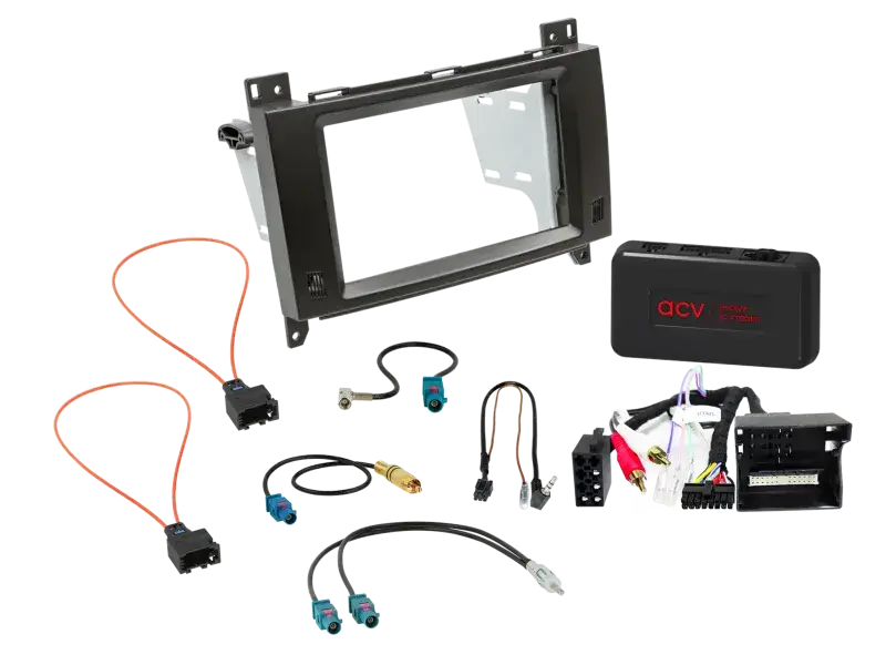 ACV 2-DIN Kit Mercedes A-Klasse/B-Klasse LFB/Antenne/Amp Neue Kollektion