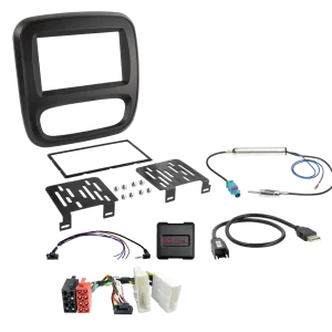 ACV 2-DIN Kit Fiat/Nissan/Opel/Renault ohne Klimatronik LFB/USB Neuheit
