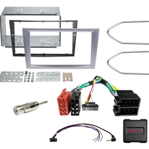 Versand Am Gleichen Tag ACV 2-DIN Kit Opel Fahrzeuge matt chrom LFB analog/Antenne