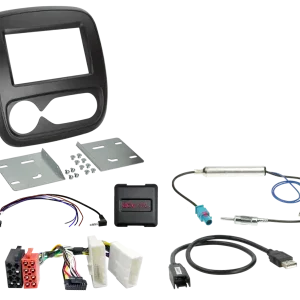 ACV 2-DIN Kit Fiat/Nissan/Opel/Renault mit Klimatronik LFB/USB Letzte Chance