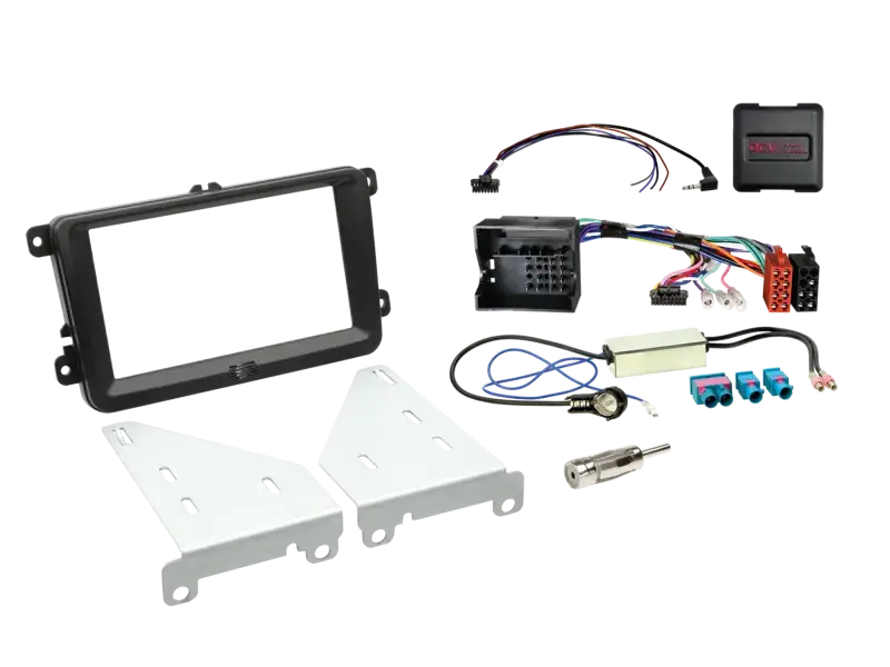 ACV 2-DIN Kit Seat/Skoda/VW Fahrzeuge LFB/Antenne(Set) schwarz Begrenztes Angebot