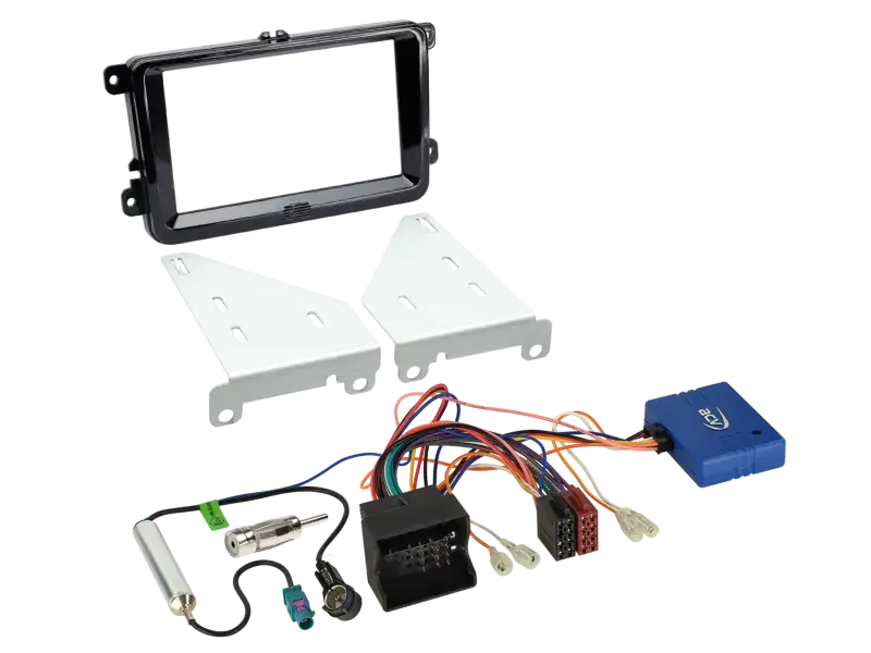 ACV 2-DIN Kit Seat/Skoda/VW CAN Bus/Antenne Klavierlack Sofort Bestellen