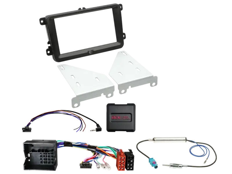ACV 2-DIN Kit Seat/Skoda/VW Fahrzeuge LFB/Antenne schwarz Sichere Zahlung
