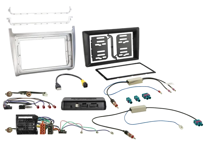 ACV 9\\/7\\" Kit VW Polo 04/2014-07/2017 silber i-dapter/Anntenne""" Wochenendangebot