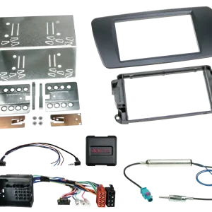 ACV 2-DIN Kit Seat Ibiza 2008-2015 azabache schwarz LFB/Antenne Geprüft