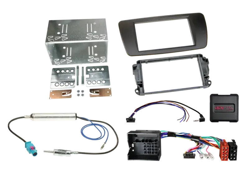 ACV 2-DIN Kit Seat Ibiza 2008-2015 nit schwarz LFB/Antenne Geprüft