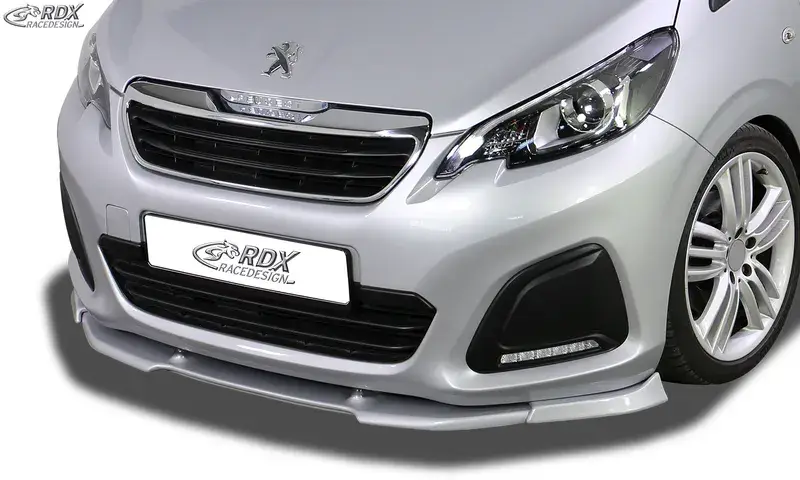 Finale Aktion RDX Frontspoiler VARIO-X für PEUGEOT 108 Frontlippe Front Ansatz Vorne Spoilerlippe