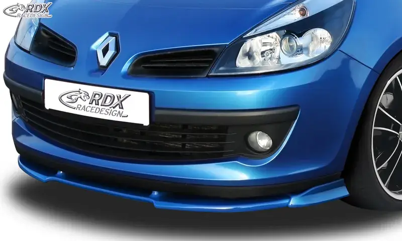 Super-Preis RDX Frontspoiler VARIO-X für RENAULT Clio 3 Phase 1 (nicht RS) Frontlippe Front Ansatz Vorne Spoilerlippe