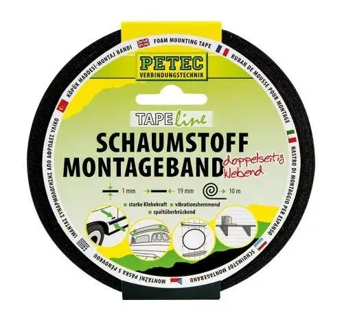 Schnäppchen Petec Schaumstoff Montageband 87200